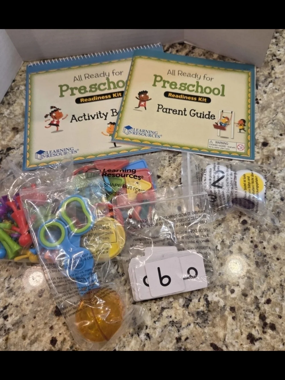 Learning Resources All Ready for Preschool Readiness Kit Homeschool Age 3+ NEW